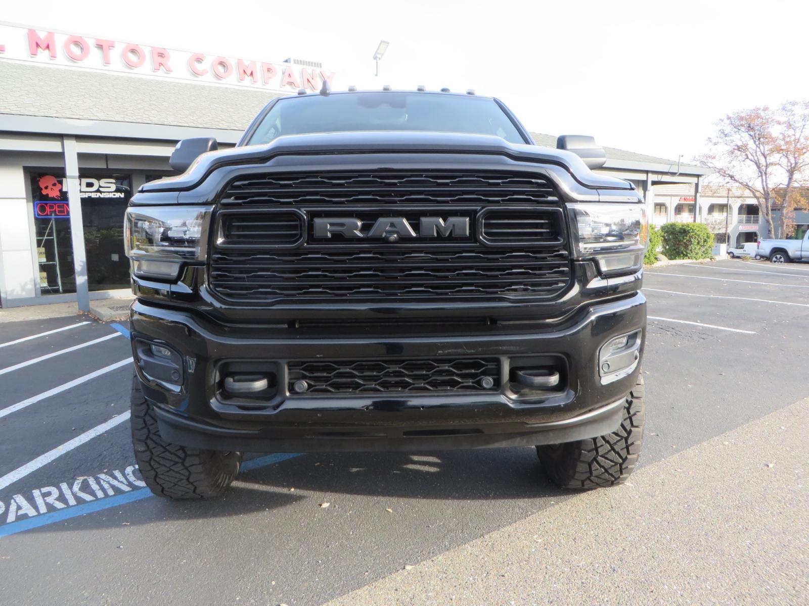 2020 BLACK /BLACK RAM 3500 Limited Mega Cab (3C63R3PLXLG) with an 6.7L I6 HO Turbo Diesel engine, Aisin 6-speed Automatic Transmission transmission, located at 2630 Grass Valley Highway, Auburn, CA, 95603, (530) 508-5100, 38.937893, -121.095482 - Photo #1
